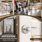 Application of KNOBWELL Wave Style Brushed Nickel Dummy-Right Door Locksets for Home Hardware