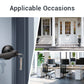 Application of KNOBWELL Minimalist Matte Black Keyed Entry Door Handles 