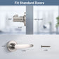 Dimensions Size of KNOBWELL Minimalist Brushed Nickel Interior Dummy Door Handles