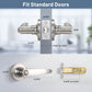 Dimensions Size of KNOBWELL Minimalist Brushed Nickel Interior Privacy Door Handles