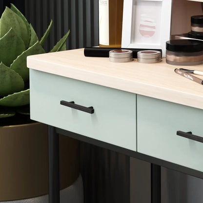 KNOBWELL Matte Black Stainless Steel Cabinet Handles for Bath/Bedroom-PDDJ16HBK