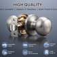 function of KNOBWELL Flat Ball nickel Passage Door Knobs With Non Locking