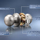 details of KNOBWELL Flat Ball nickel Passage Door Knobs With Non Locking