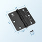 Matte Black Door Hinges - 3.5" x 3.5" inch - 1/4" Radius/ 5/8" Radius/ Square Corners - DH3535BK