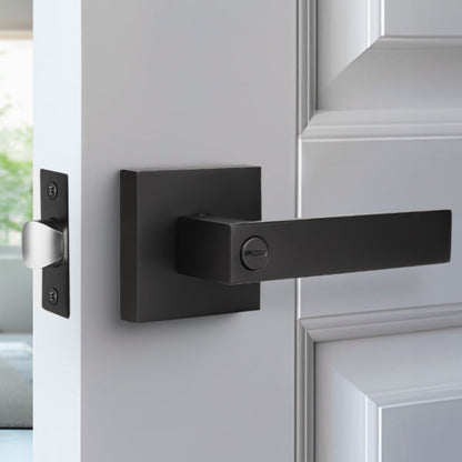 Knobwell Bulk Black Privacy Door Handles at Wholesale Pricing