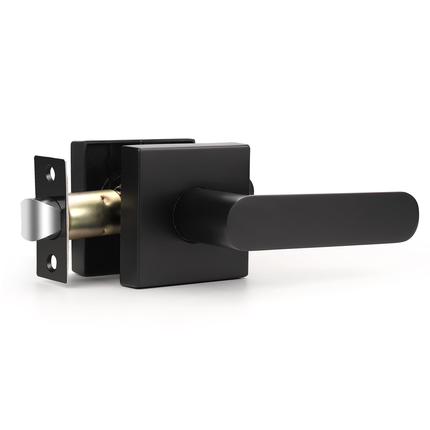 Knobwell Heavy Duty Passage Door Levers (No Lock) - DL03SBKPS