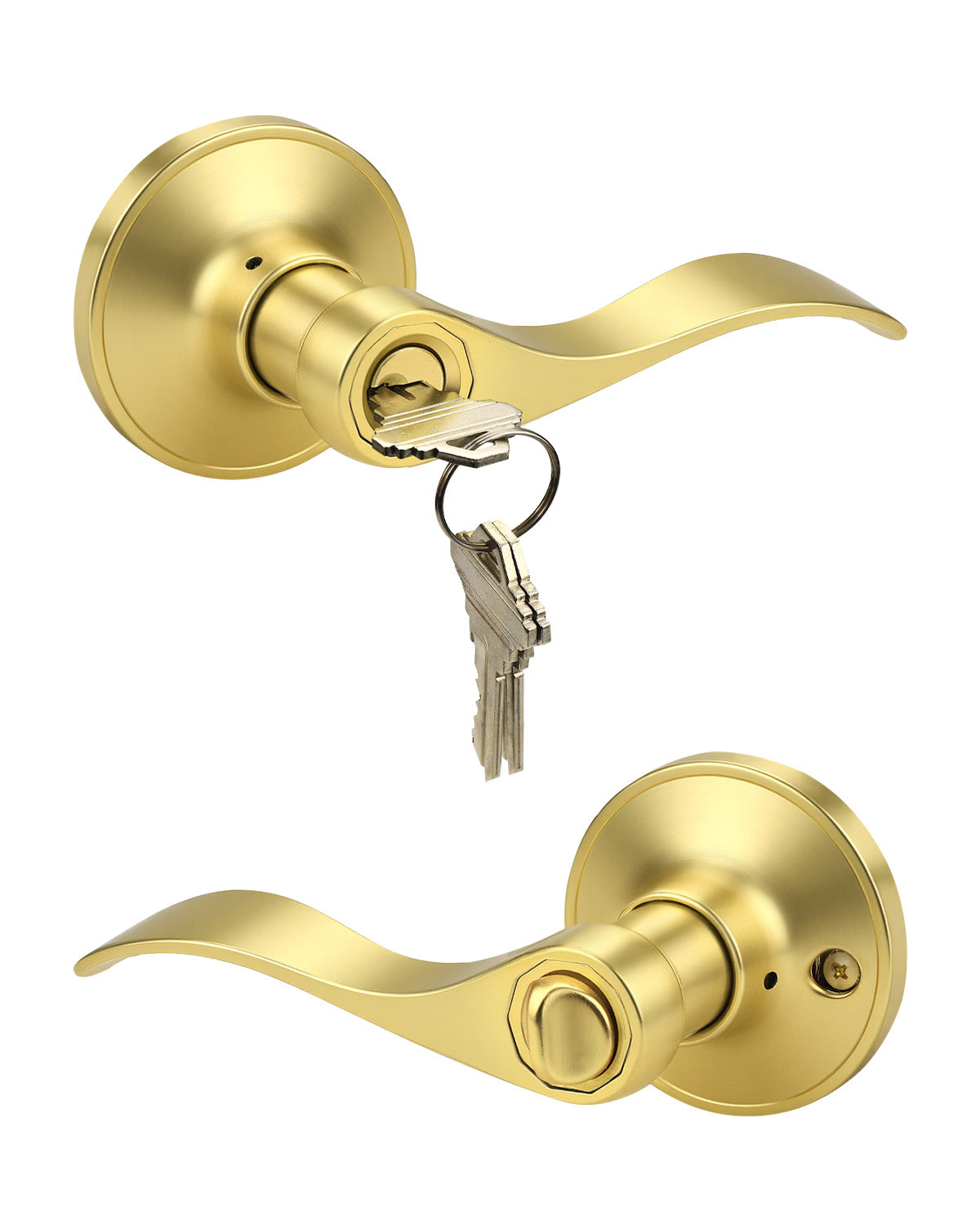 KNOBWELL Wave Style Different Types of Locksets for Home Hardware