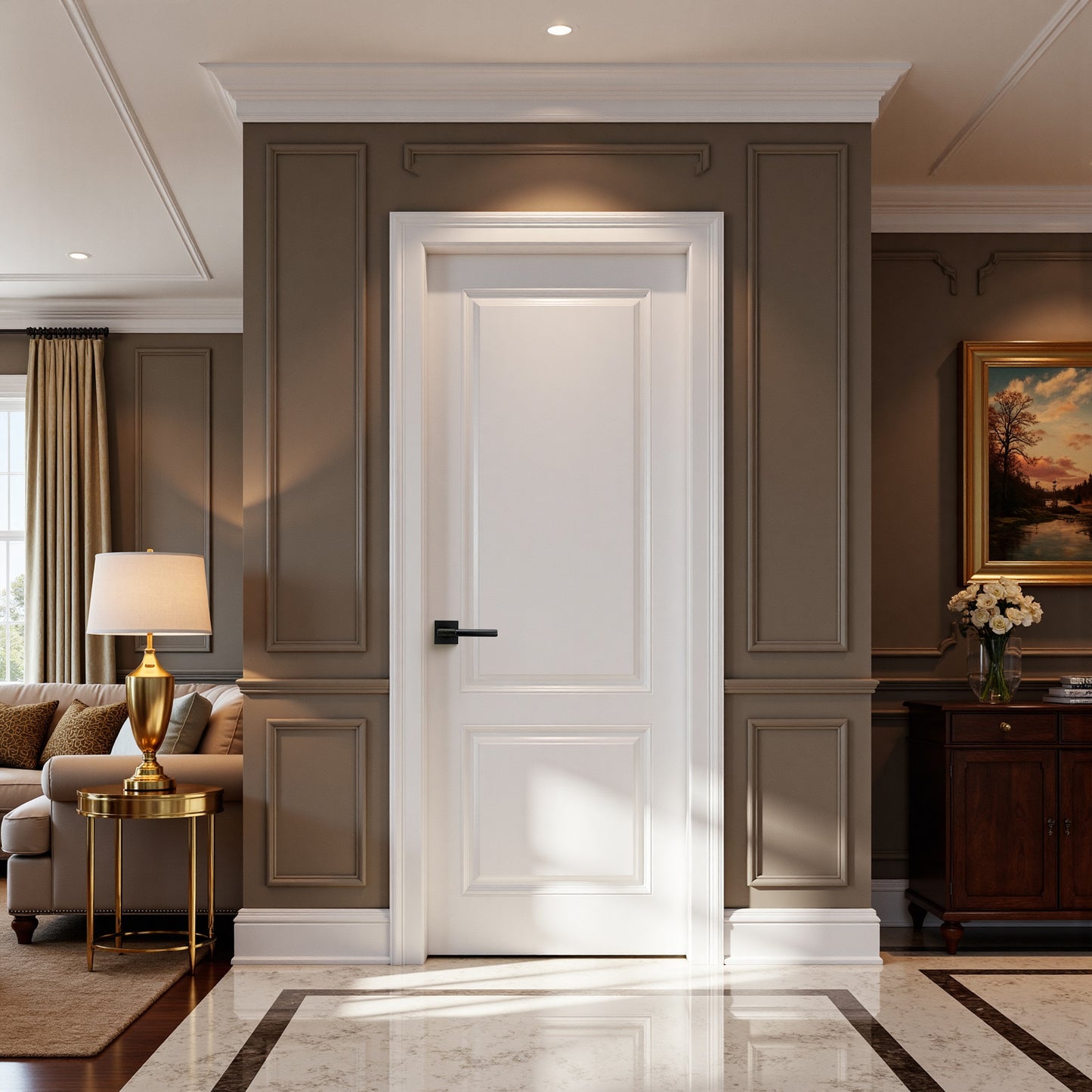 KNOBWELL Modern Knurled Design Door Handle, Various Function for Home Hardware