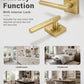 KNOBWELL Modern Knurled Design Door Handle, Various Function for Home Hardware