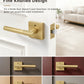 KNOBWELL Modern Knurled Design Door Handle, Various Function for Home Hardware