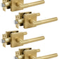KNOBWELL Modern Knurled Design Door Handle, Various Function for Home Hardware