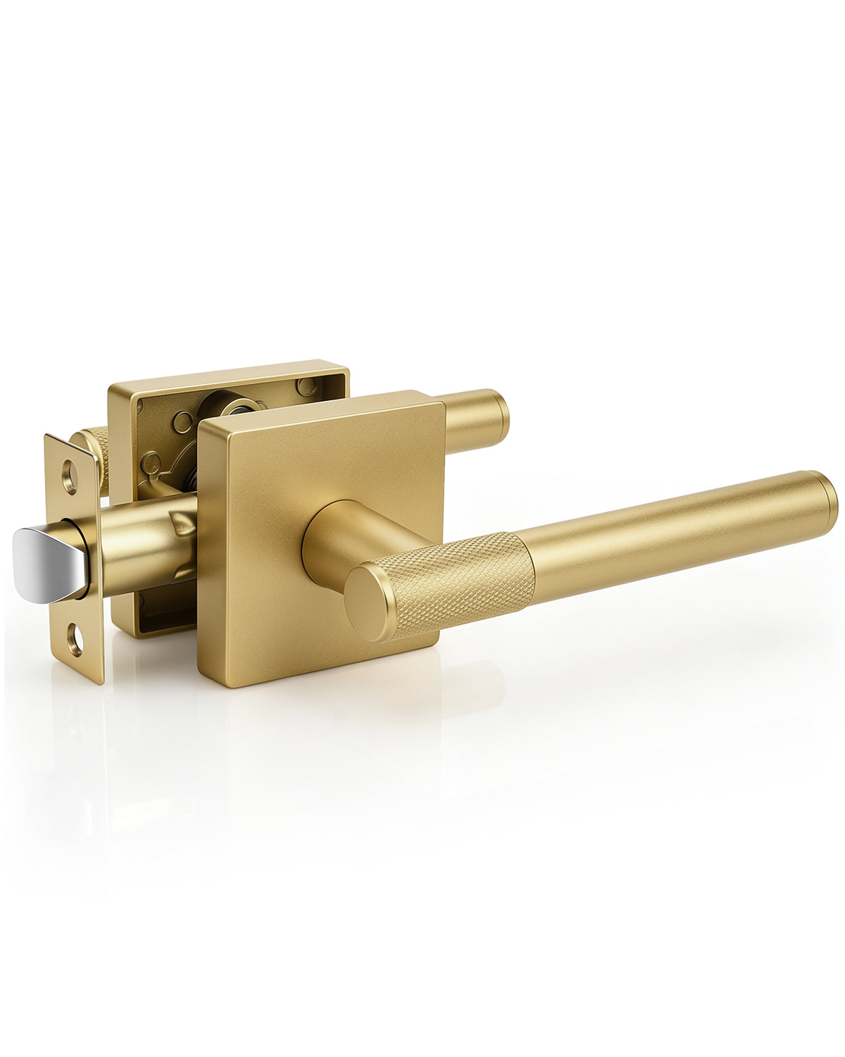 KNOBWELL Modern Knurled Design Door Handle, Various Function for Home Hardware