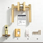 KNOBWELL Modern Knurled Design Door Handle, Various Function for Home Hardware