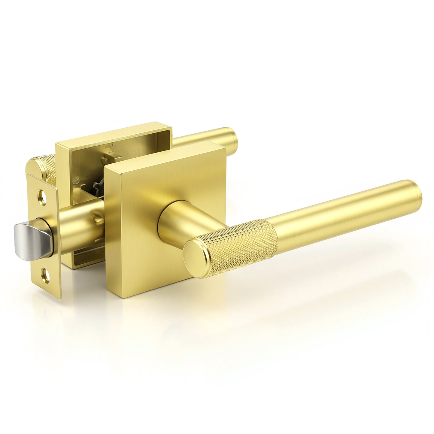 KNOBWELL Modern Knurled Design Door Handle, Various Function for Home Hardware