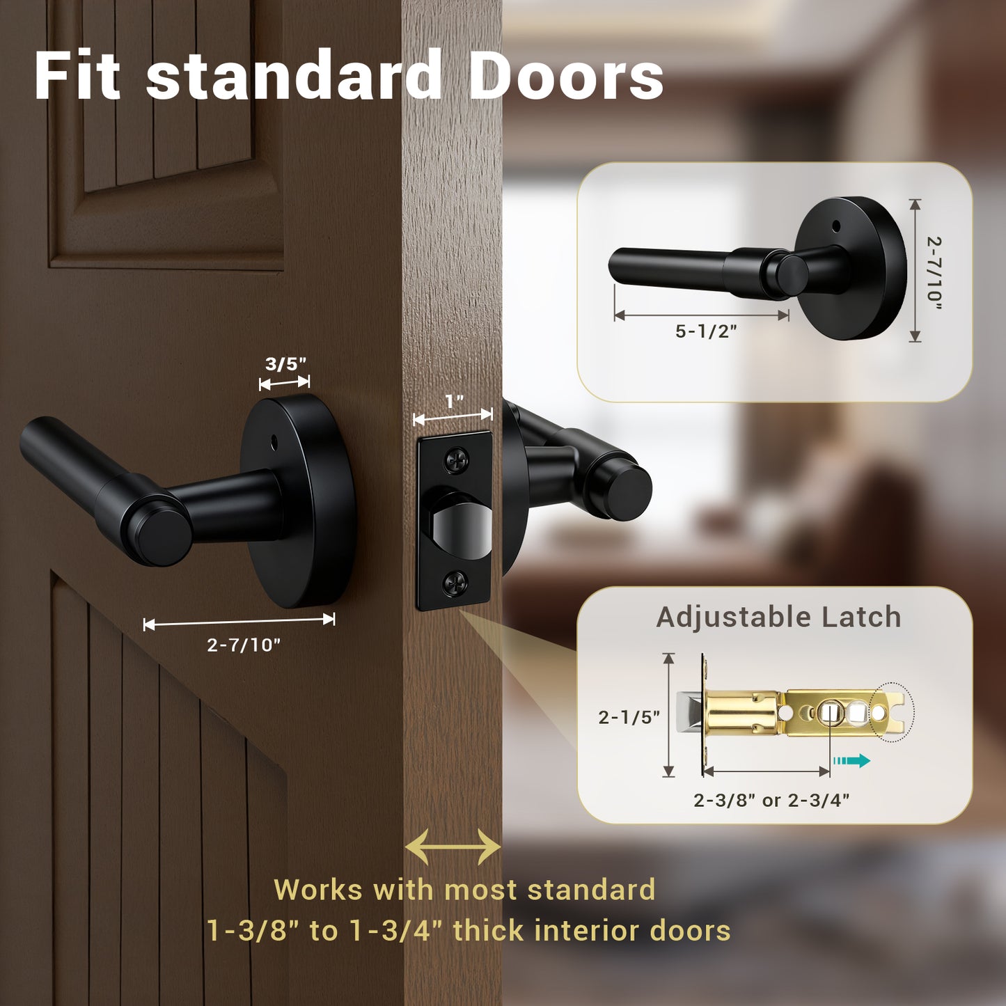 KNOBWELL New Design Door Handle, Various Function for Home Hardware