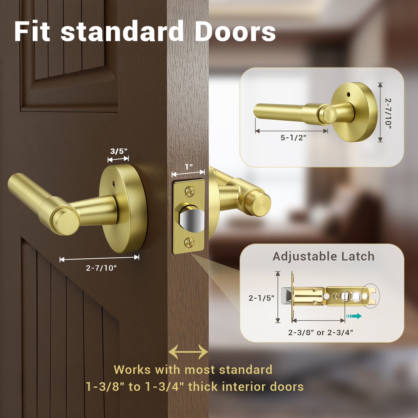 KNOBWELL New Design Door Handle, Various Function for Home Hardware
