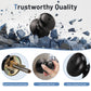 Material of KNOBWELL Modern Black Door Knobs With Lock for Interior Doors