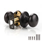 KNOBWELL Modern Round Keyless Interior Door Knobs-All Function