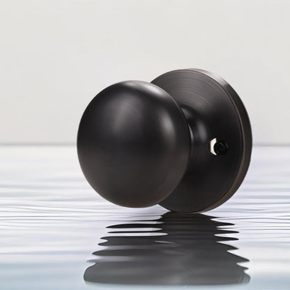 Side view of KNOBWELL Bronze Single Non-Turning Dummy Knobs For Decorative Use