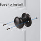 Installation guide of KNOBWELL Bronze Single Non-Turning Dummy Knobs For Decorative Use