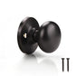 KNOBWELL Modern Round Keyless Interior Door Knobs-All Function