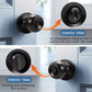 Round Ball Push Button Privacy Door Knobs - DL607BK