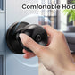 Round Ball Push Button Privacy Door Knobs - DL607BK