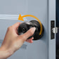 KNOBWELL Round Ball Black Keyed Alike Multiple Door Locks With Same Key 