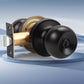 KNOBWELL Round Ball Black Keyed Alike Multiple Door Locks With Same Key For Front Door