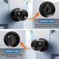 Round Ball Keyed Entry Door Knobs (Different Keys) - DL607ET