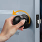 KNOBWELL Round Ball Black Passage Door Knobs For Interior