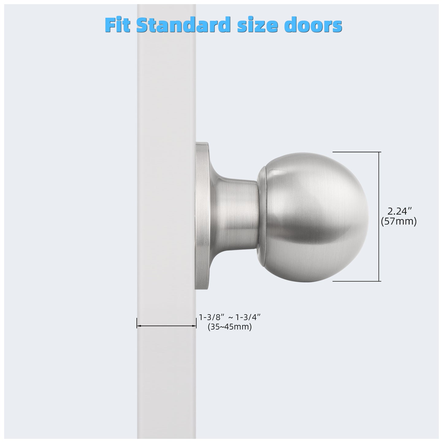 Round Shape Door Knobs - DL607