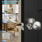 Round Ball Passage Door Knobs (No Lock) - DL607PS