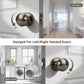 KNOBWELL Flat Ball Multi-Function Interior & Outdoor Door Knobs