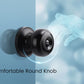 Round Push Button Privacy Door Knobs - DL609BK