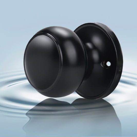 KNOBWELL Decorative Black Dummy Door Knob For Interior,Closets & Pantry