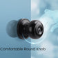 Hand holding KNOBWELL Black Keyed Interior Door Knob For Front Doors with Lock and Key