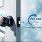 Test of KNOBWELL Flat Ball Matte Black Passage Door Knobs With Non Locking