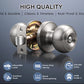 Function of knobwell stain nickel privacy door knob with lock