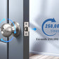 test of knobwell stain nickel privacy door knob with lock