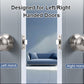 KNOBWELL Affordable Privacy Stainless Steel Door Knobs designed for left and right handed doors