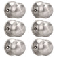 Round Push Button Privacy Door Knobs - DL609BK