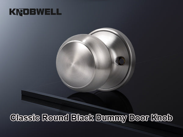 KNOBWELL Decorative nickel Dummy Door Knob For Interior,Closets & Pantry