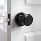 KNOBWELL Matte Black Interior Passage Door Knobs