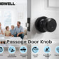 Function of KNOBWELL Matte Black Interior Passage Door Knobs