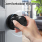 Hand holding KNOBWELL Matte Black Interior Passage Door Knobs