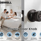 KNOBWELL Cylinder Ball Interior Privacy Door Knobs With Lock For Bedroom - KNOBWELL