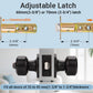KNOBWELL Cylinder Ball Interior Privacy Door Knobs With Lock For Bedroom - KNOBWELL