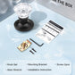 Knobwell black dummy vintage glass door knobs components