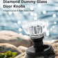 Knobwell black diamond dummy vintage glass door knobs